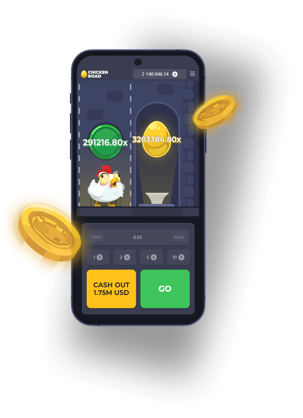 Play Chicken Road on Mobile